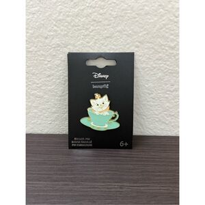 Loungefly Disney Aristocats Marie Cup Enamel Pin